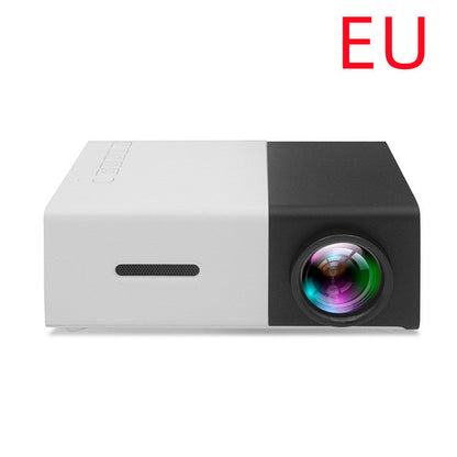 Proyector portátil 3D HD LED Cine en casa HDMI compatible con USB de audio Proyector YG300 Mini proyector