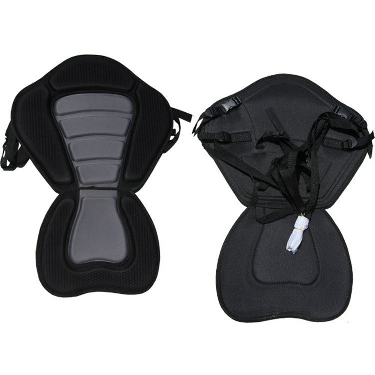 Cojín trasero laminado para kayak con bolsa para guantes