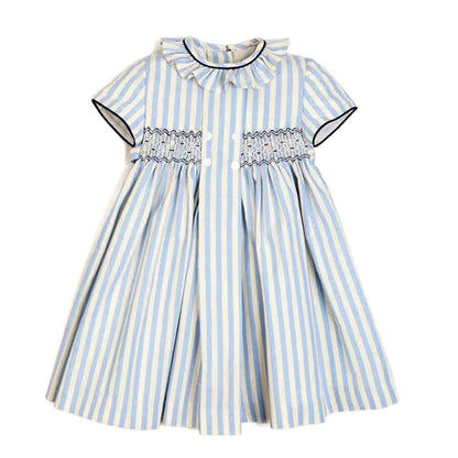 Robe en coton haut de gamme à manches courtes pour filles