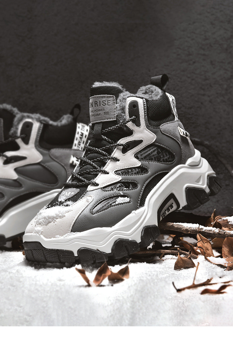 Chaussures de sport décontractées d'hiver pour hommes Bottes de neige