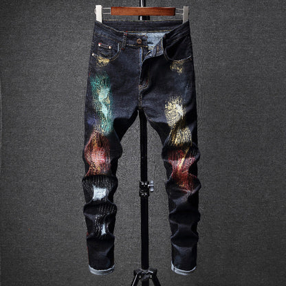 Pantalon Crayon Slim Homme Tendance