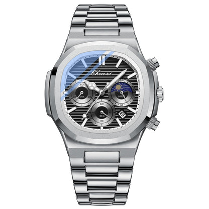 Multifunctional True Three Eyes Six-pin Men's Watch
