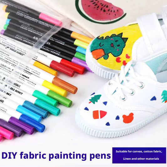 T-shirt en tissu - stylo noir - 1 stylo