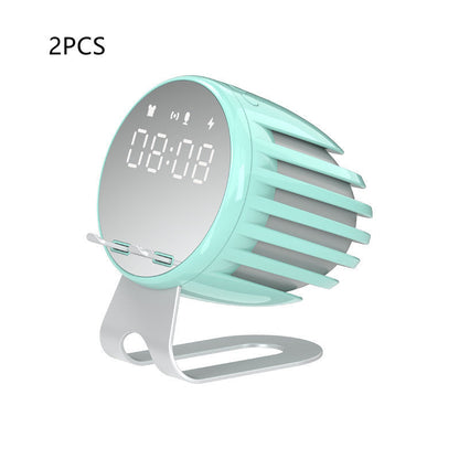Sensor de luz, luz de respiración, soporte para teléfono, reloj, audio