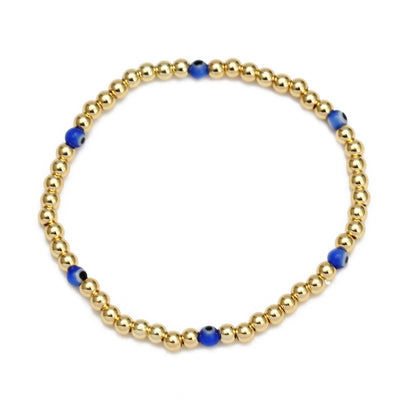 Women's Evil Eye Beads Bracelet Set – Colorful Boho Stackable Bracelets for Protection & Style