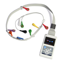 Système ECG dynamique CONTEC TLC5000 Holter ECG 24 heures Logiciel PC d'analyse synchrone