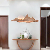 Creative Living Room Wall Light Solar Eclipse Led Light Chinese Restaurant