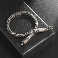 Bracelet personnalisé de style rétro en acier inoxydable pour hommes