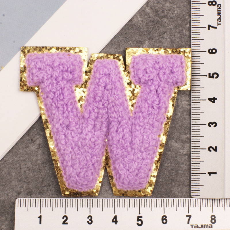 26 Patchs de Vêtements Brodés avec Lettres