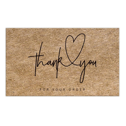 English Holiday Thank You Simple And DIY Creative Greeting Card