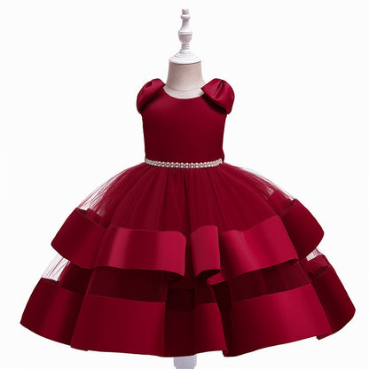 Robe Bouffante de Performance de Nouvelle Princesse Européenne et Américaine pour Fille