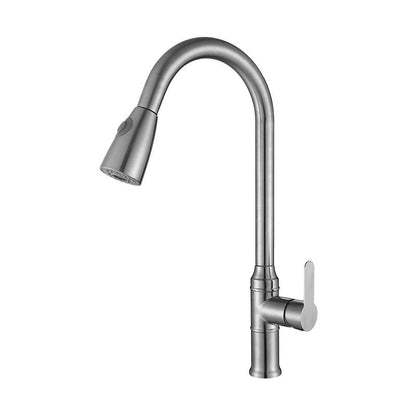 304 Stainless Steel Pull-Out Kitchen Faucet