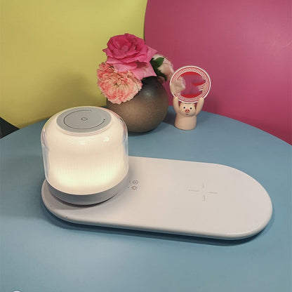 Chargeur sans fil pour téléphone portable audio Bluetooth multifonctionnel