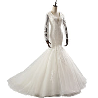 Wedding Dress Trailing Is Thin And Slim French Mermaid Skirt