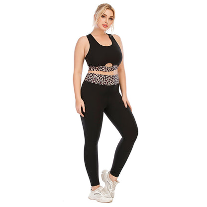Tenues d'entraînement Grande Taille Vêtements de Yoga Moulants Pantalons Barbie Soutien-gorge de Sport