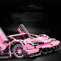 High Difficulty Racing Roadster Compatible With  Power Mechanical Building Blocks