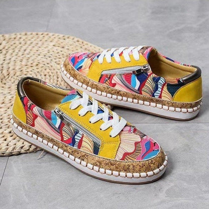 Ethnic Style Printed Flats Decor