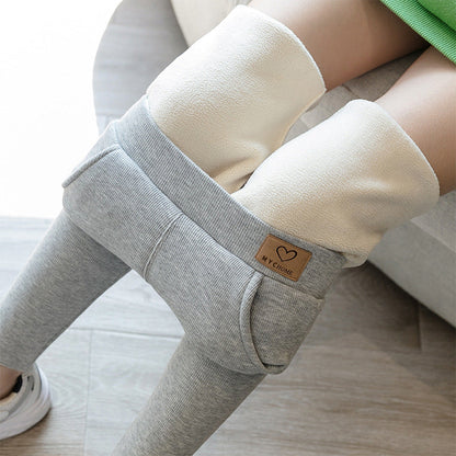 Solid Color Grey Plus Size Pocket Leggings Stretch