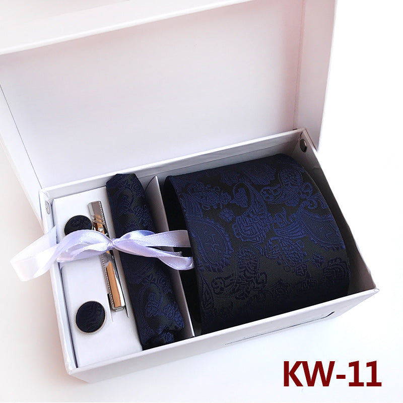 Caja de regalo de corbatas para hombre, 6 piezas, traje de negocios