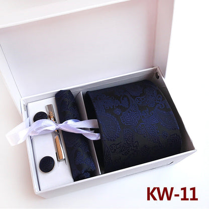 Caja de regalo de corbatas para hombre, 6 piezas, traje de negocios
