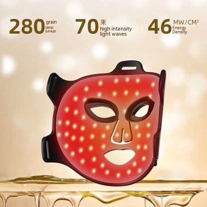 Nouvel appareil de beauté à photothérapie infrarouge Masque de beauté LED couleur pour le rajeunissement de la peau