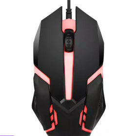 Souris filaire d'ordinateur E-sport Lumière respirante colorée Lumineuse USB Bureau Gaming