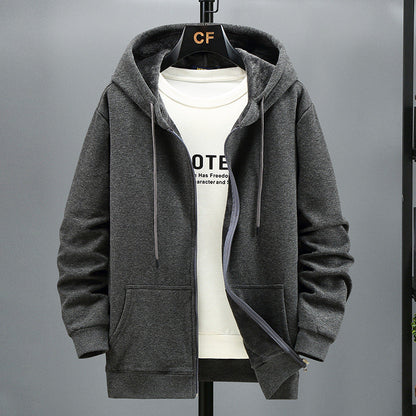 New Fall Men's Trendy Fashion Coat Plus Big Size Loose Style