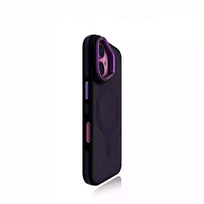 Dark Purple Phantom Skin-Feel iPhone 16 Case – Explosion-Proof Silicone Cover | 6 Colors