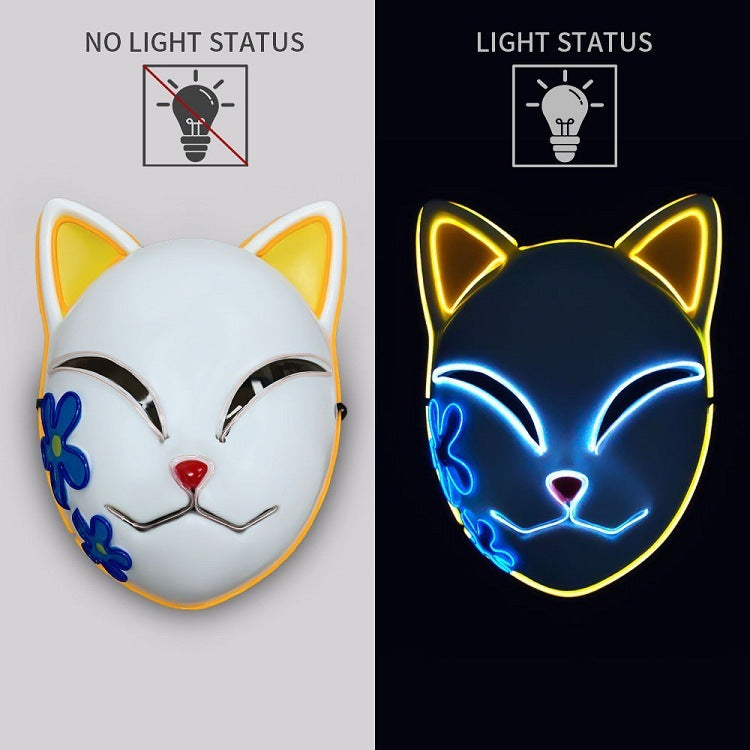Masque de chat LED Luminous Line