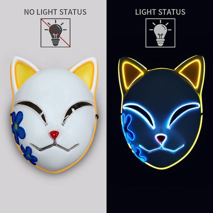 Masque de chat LED Luminous Line