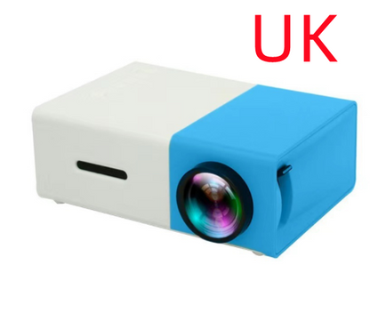 Proyector portátil 3D HD LED Cine en casa HDMI compatible con USB de audio Proyector YG300 Mini proyector