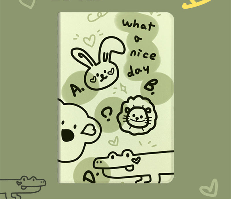 Ins Korean Cartoon IPad Case Tablet