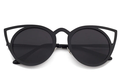 Colorful Reflective Cat’s Eye Sunglasses – Retro & Trendy UV Protection Eyewear