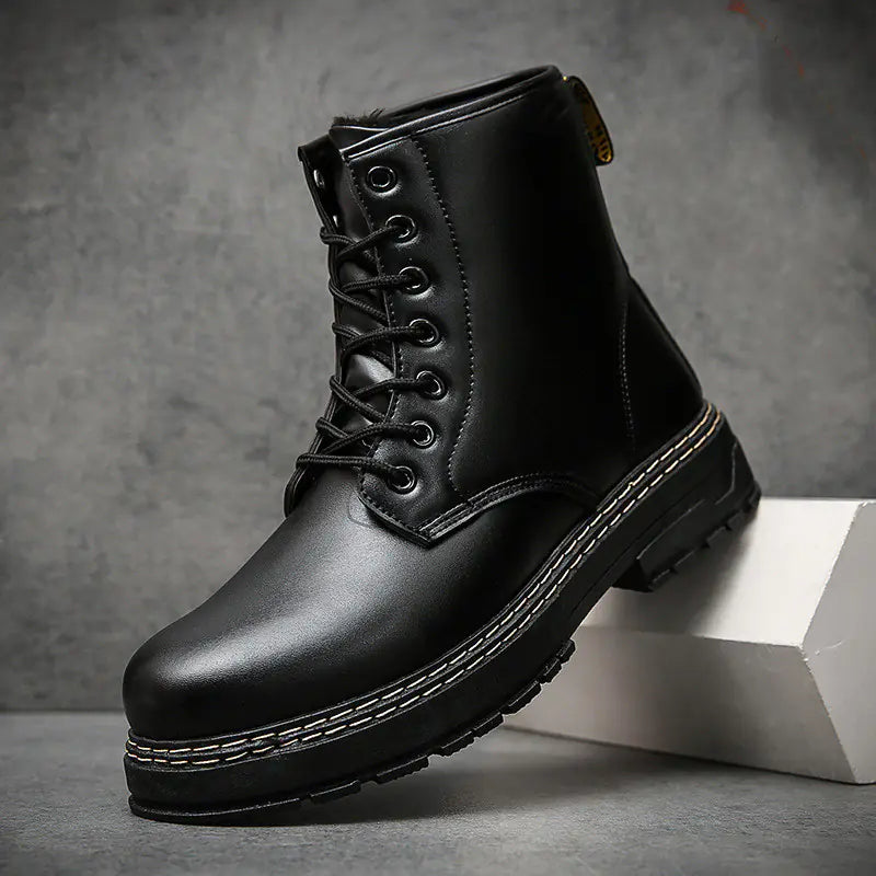 Men's Casual Warm Cashmere Martin Boots