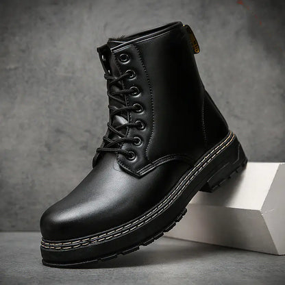 Men's Casual Warm Cashmere Martin Boots