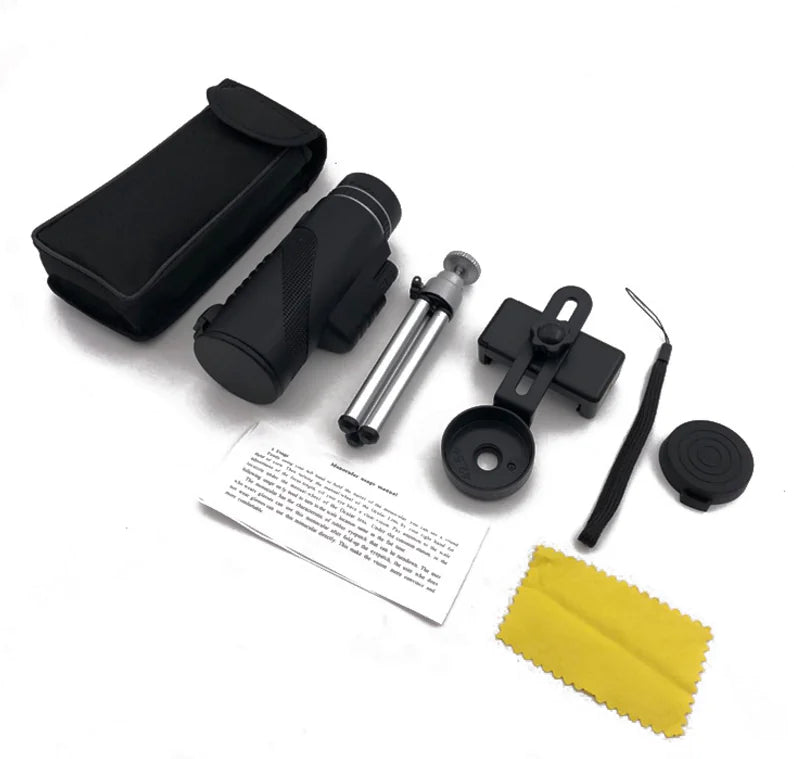 High-Definition Telescope with Universal Phone Mount