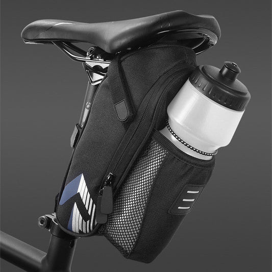 Bolsa de cola para bicicleta, bolsa de sillín, kit de equipo para ciclismo de montaña