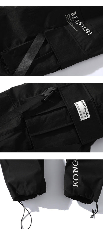 Men's Trendy Plus Size Stand Collar Jacket Suit