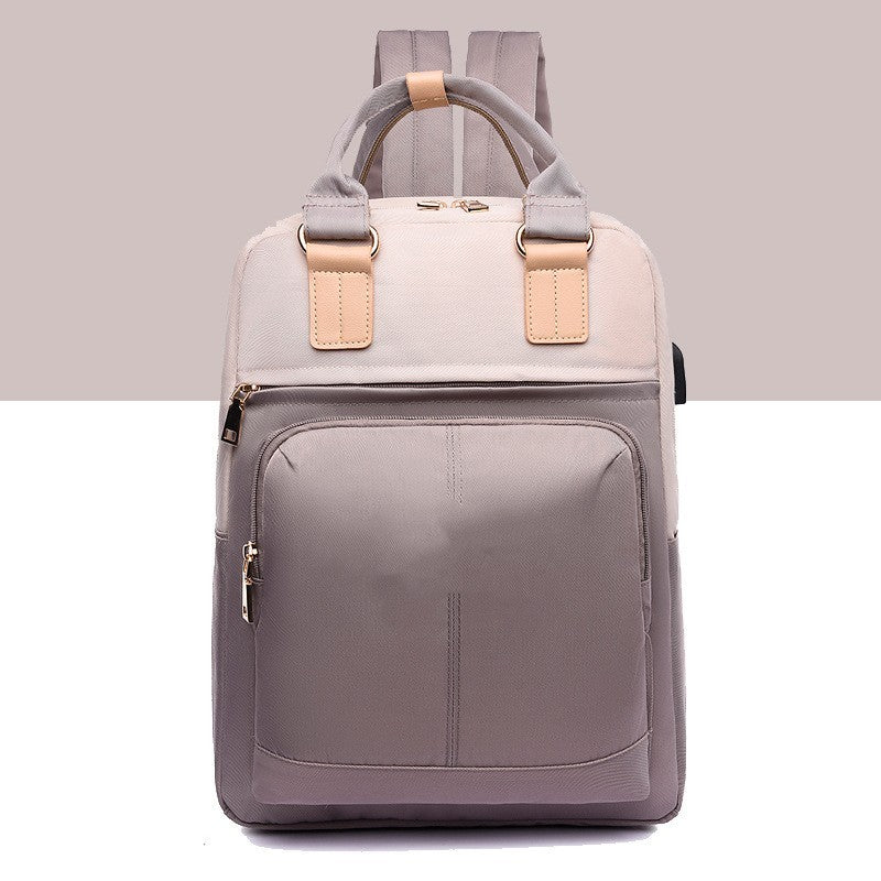 Mochila para ordenador, recargable por USB, a la moda
