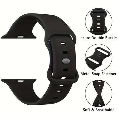 15-pack Soft Silicone Band Compatible With I Watch Strap Waterproof Sports IWatch Strap Replacement