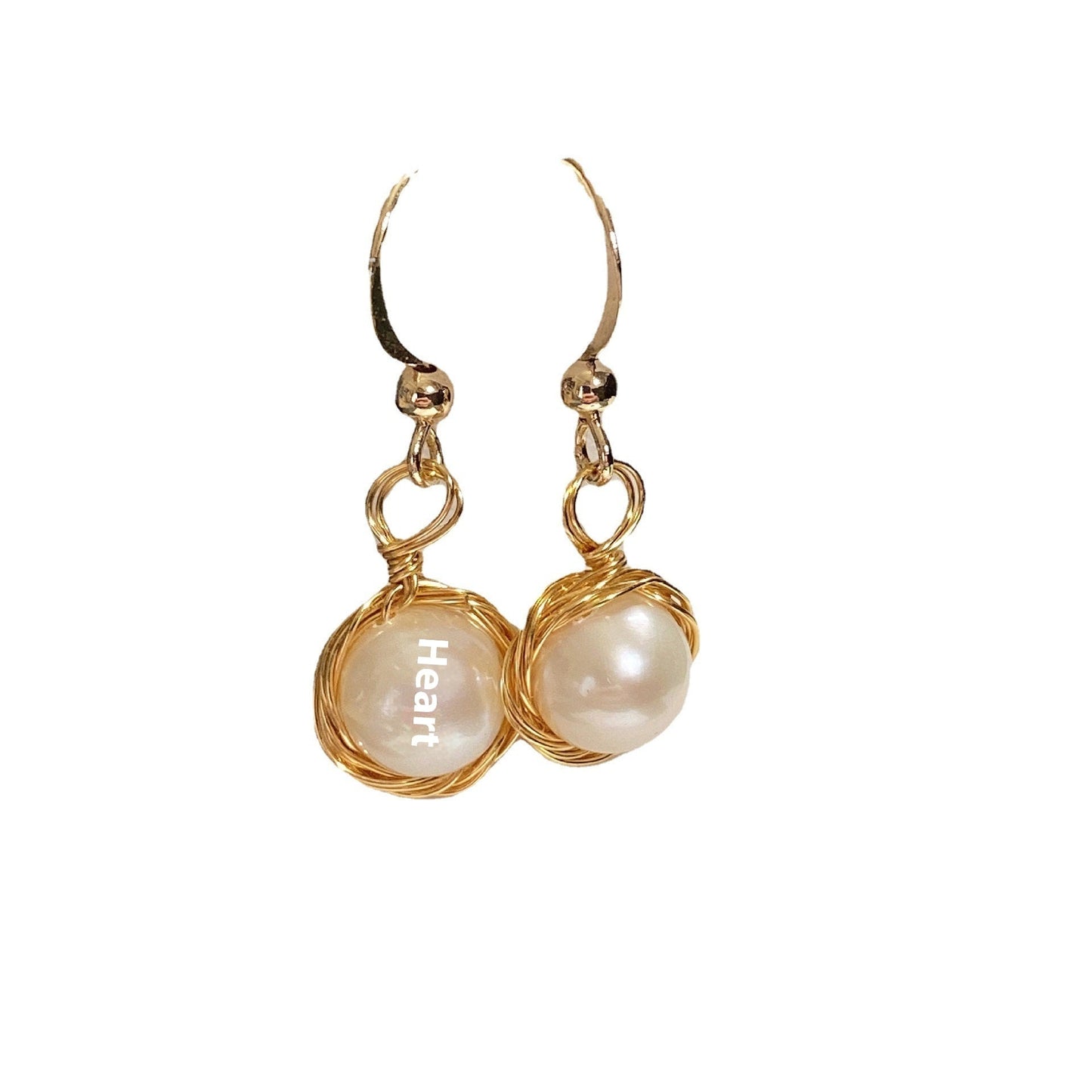 Red Agate Freshwater White Pearl Earrings