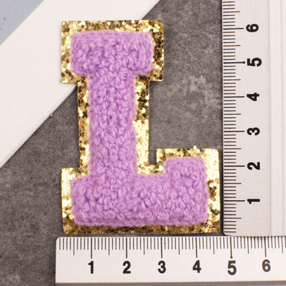26 Patchs de Vêtements Brodés avec Lettres