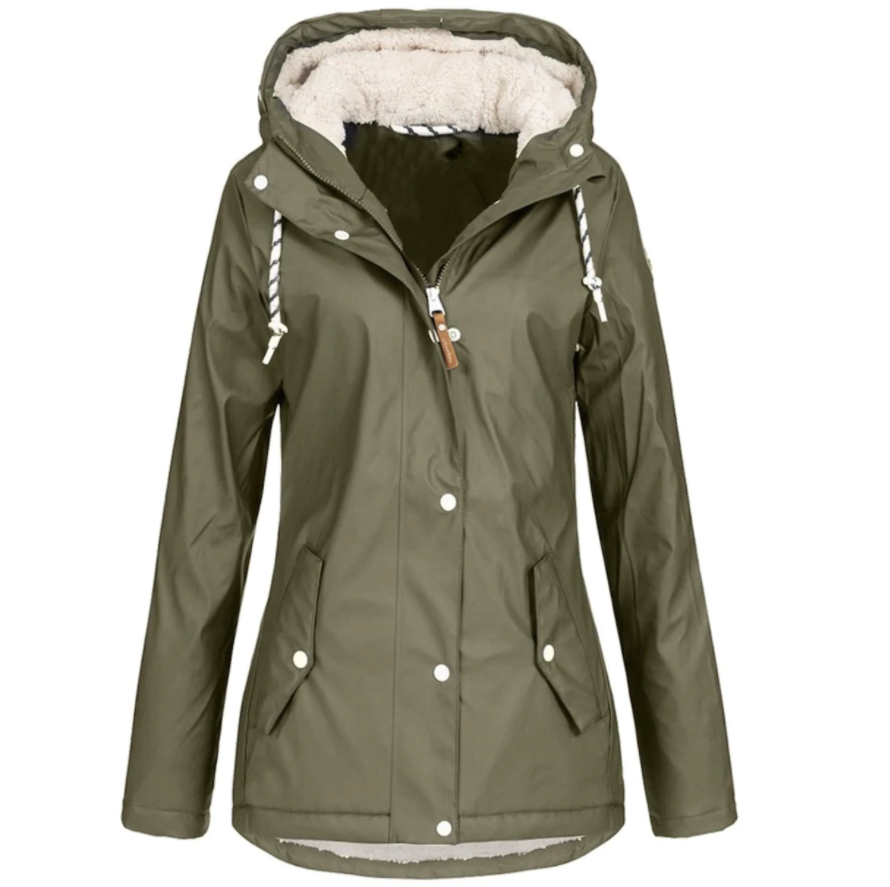 Blue Windbreaker Mountaineering Jacket – Cozy & Warm Interior, Lightweight All-Weather Protection