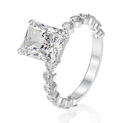 Vintage Full Diamond Zircon Ring Set