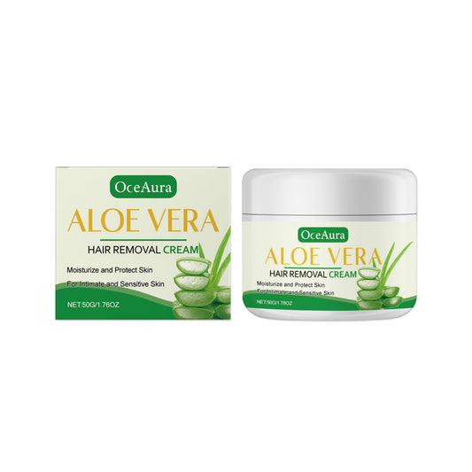 Aloe Vera Moisturizing Hair Removal Cream – Gentle & Hydrating | 50g