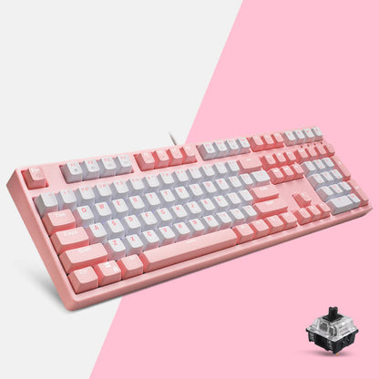 Teclado mecánico para computadora de escritorio Cute Girl