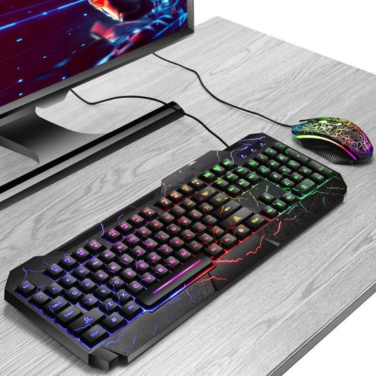 Clavier de jeu lumineux 4D Crackle Word Through Keyboard