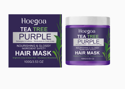 Purple Shampoo for Yellow Tone Removal – Brass Neutralizing Hair Care for Blonde, Silver & Gray Hair