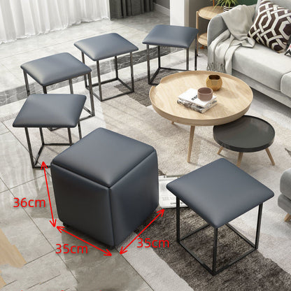 Rubik's Cube Stool Small Family Sofa For Shoes Small Bench