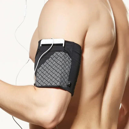 Elastic Running Arm Bag – Anti-Slip with Earphone Hole and Key Pocket